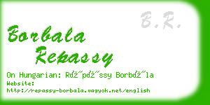 borbala repassy business card